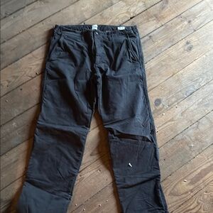 GAP Black Chinos with flannel lined